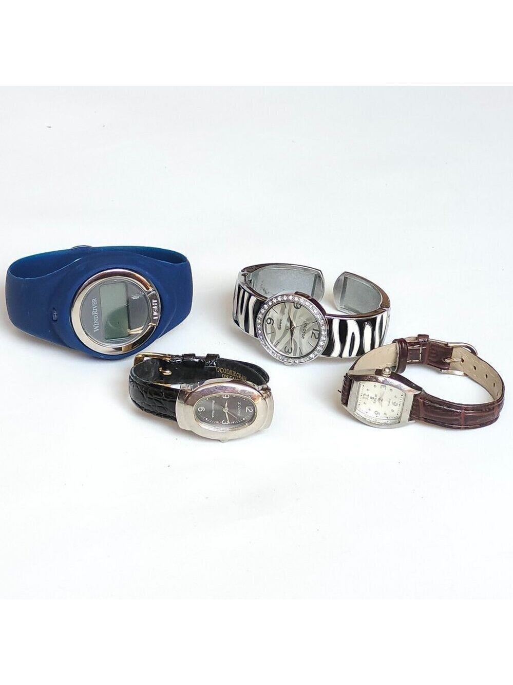 FUN Jewelry Watch Cuff Lot of 4 Ecosse Zebra Watch Lot